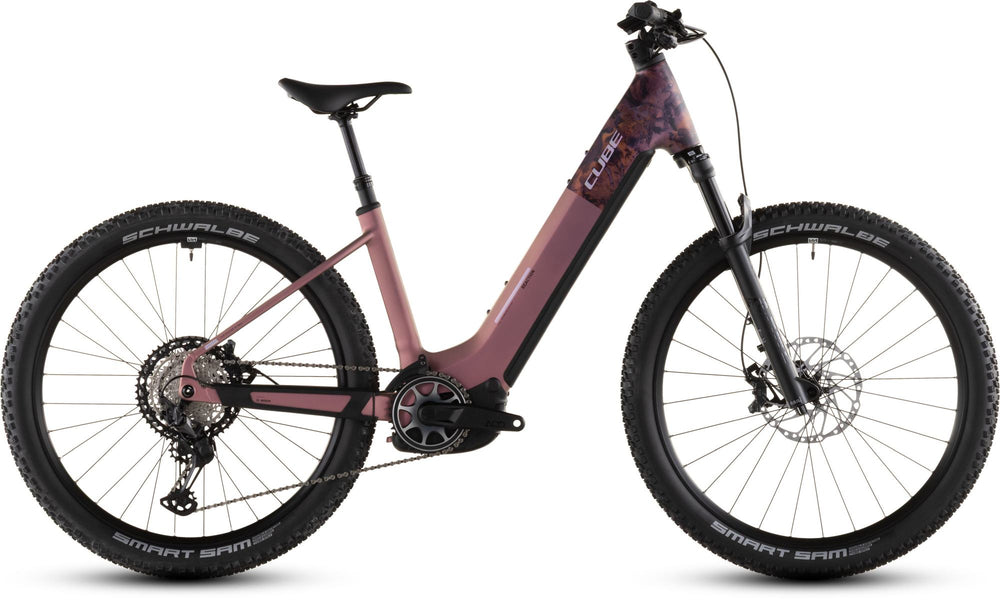 2026 Cube Cube Reaction Hybrid Slx 800 Easy Entry Electric Mountain Bike In Shiftblush And Art