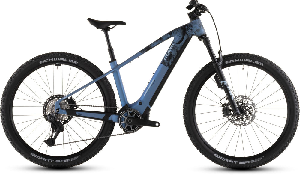 2026 Cube Cube Reaction Hybrid Slt 800 Electric Mountain Bike In Hazeblue And Fume