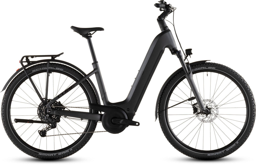 2026 Cube Cube Nuride Hybrid Performance 600 Easy Entry Electric Hybrid Bike In Slapgrey And Black