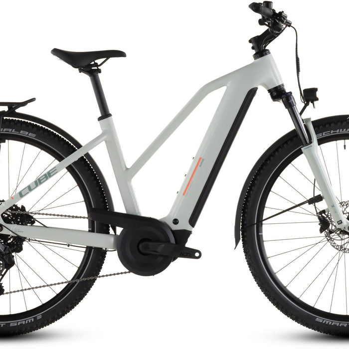 2026 Cube Cube Nuride Hybrid Performance 600 Trapeze Electric Hybrid Bike In Desertstone And Grey