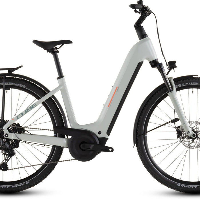 2026 Cube Cube Nuride Hybrid Performance 600 Easy Entry Electric Hybrid Bike In Desertstone And Grey