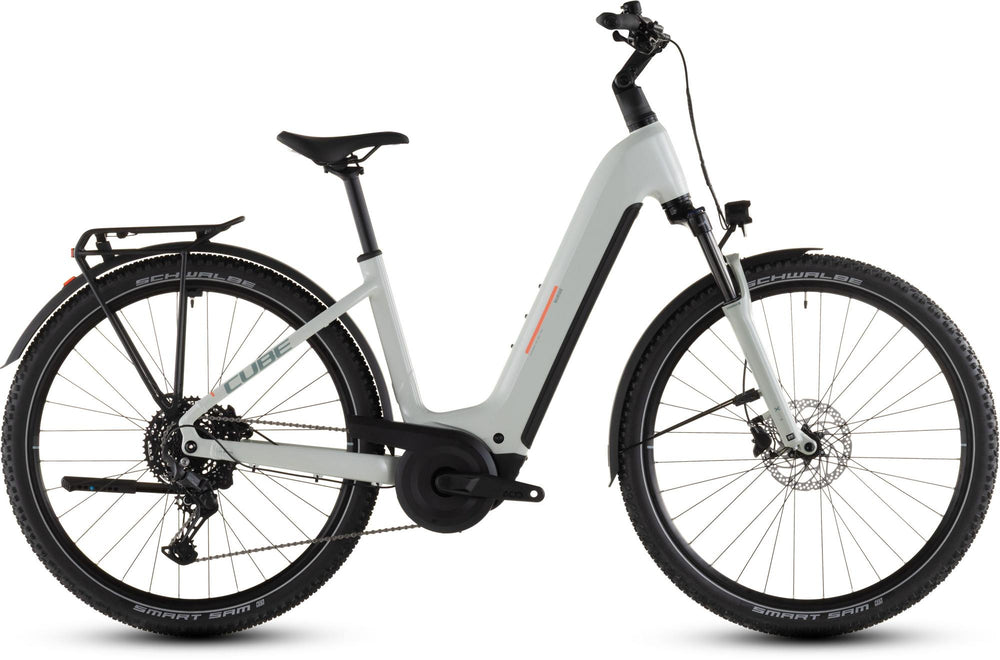 2026 Cube Cube Nuride Hybrid Performance 600 Easy Entry Electric Hybrid Bike In Desertstone And Grey