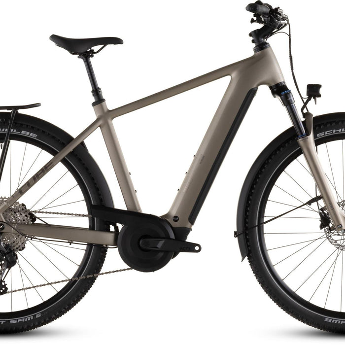 2026 Cube Cube Nuride Hybrid Pro 600 Electric Hybrid Bike In Flashstone And Chrome
