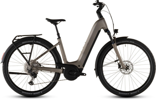 2026 Cube Cube Nuride Hybrid Pro 800 Easy Entry Electric Hybrid Bike In Flashstone And Chrome