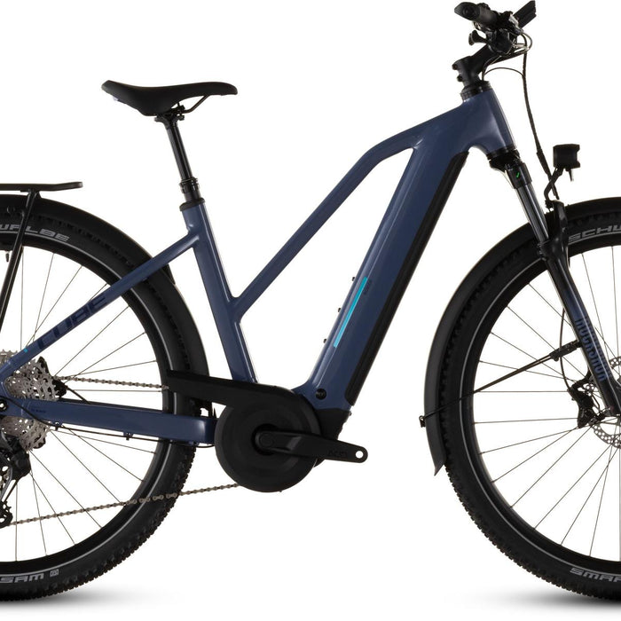 2026 Cube Cube Nuride Hybrid Exc 800 Trapeze Electric Hybrid Bike In Jeansblue And Blue