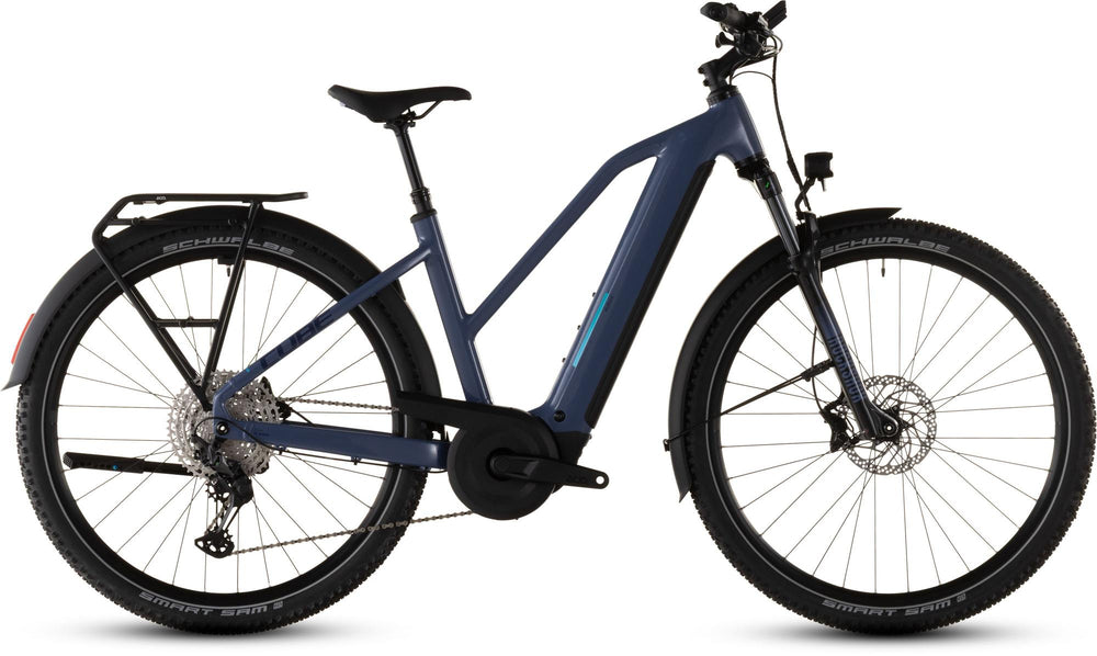 2026 Cube Cube Nuride Hybrid Exc 800 Trapeze Electric Hybrid Bike In Jeansblue And Blue