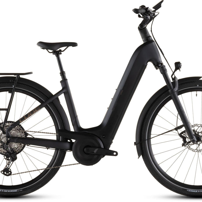 2026 Cube Cube Nuride Hybrid Slx 800 Easy Entry Electric Hybrid Bike In Black And Gold