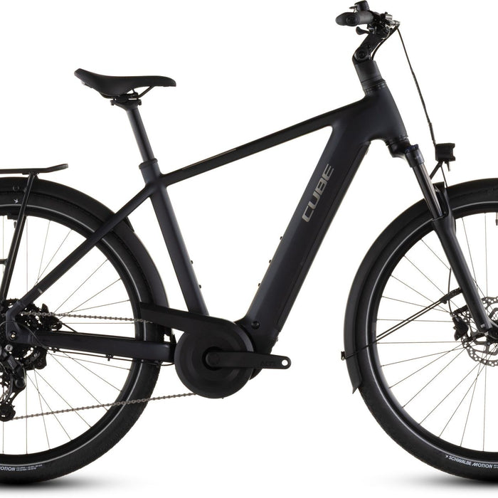 2026 Cube Cube Touring Hybrid One 600 Electric Hybrid Bikes In Coal And Chrome