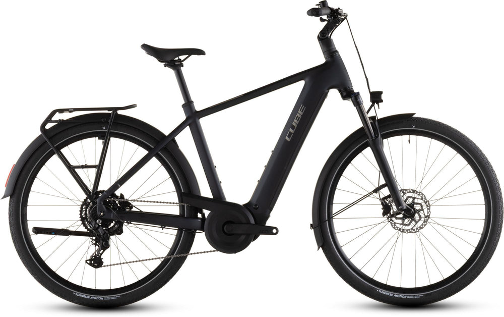 2026 Cube Cube Touring Hybrid One 600 Electric Hybrid Bikes In Coal And Chrome