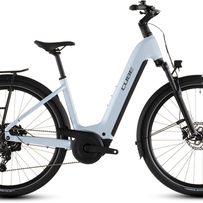 2026 Cube Cube Touring Hybrid One 600 Easy Entry Electric Hybrid Bikes In Glacier And Reflex