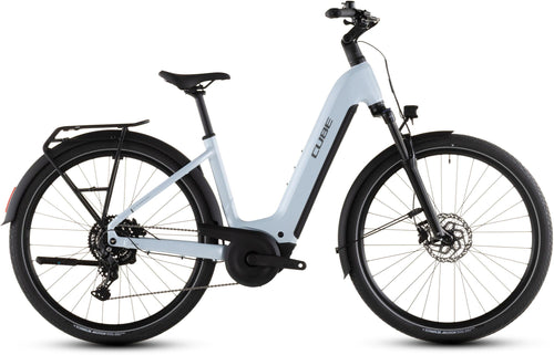 2026 Cube Cube Touring Hybrid One 600 Easy Entry Electric Hybrid Bikes In Glacier And Reflex