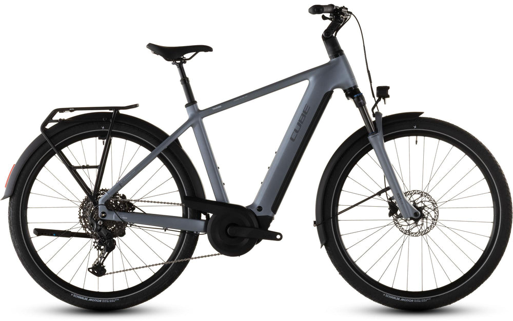 2026 Cube Cube Touring Hybrid Pro 800 Electric Hybrid Bikes In Pearlgrey And Grey