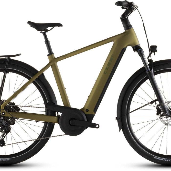 2026 Cube Cube Touring Hybrid Pro 800 Electric Hybrid Bikes In Goldenlime And Black