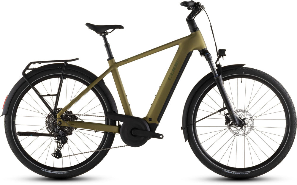 2026 Cube Cube Touring Hybrid Pro 800 Electric Hybrid Bikes In Goldenlime And Black