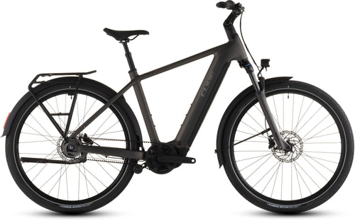2026 Cube Cube Touring Hybrid Comfort Slx 800 Electric Hybrid Bikes In Charcoal And Chrome