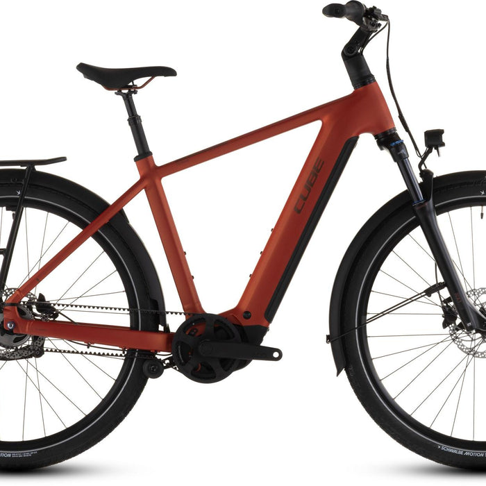 2026 Cube Cube Touring Hybrid Comfort Slx 800 Electric Hybrid Bikes In Chilli And Chrome