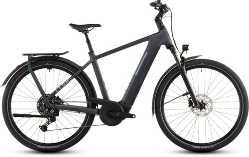 2026 Cube Cube Kathmandu Hybrid One 800 Electric Hybrid Bikes In Metallicgrey And Grey