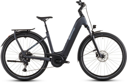 2026 Cube Cube Kathmandu Hybrid One 800 Easy Entry Electric Hybrid Bikes In Metallicgrey And Grey