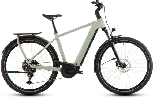 2026 Cube Cube Kathmandu Hybrid One 800 Electric Hybrid Bikes In Pea And Green