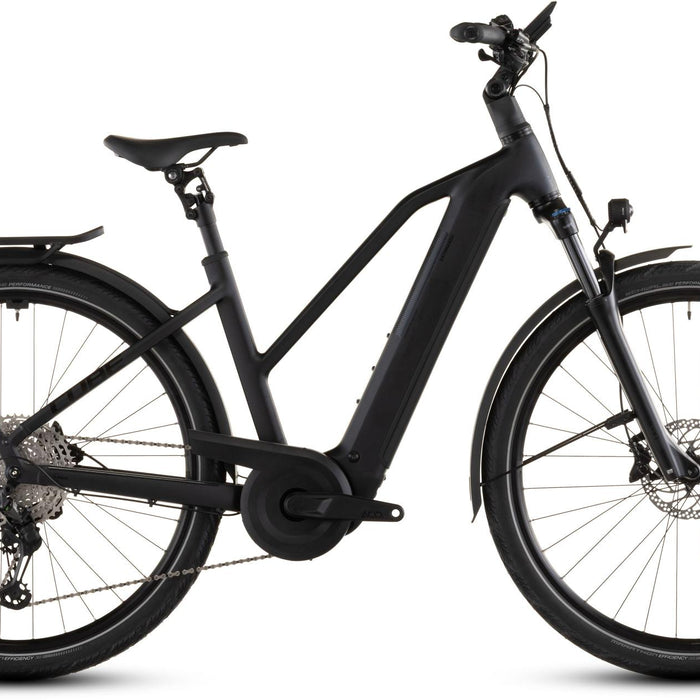 2026 Cube Cube Kathmandu Hybrid Pro 800 Trapeze Electric Hybrid Bikes In Coal And Black