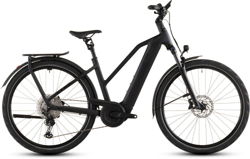 2026 Cube Cube Kathmandu Hybrid Pro 800 Trapeze Electric Hybrid Bikes In Coal And Black