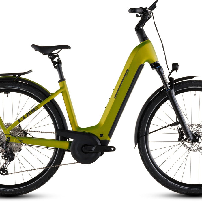 2026 Cube Cube Kathmandu Hybrid Pro 800 Easy Entry Electric Hybrid Bikes In Lizard And Black