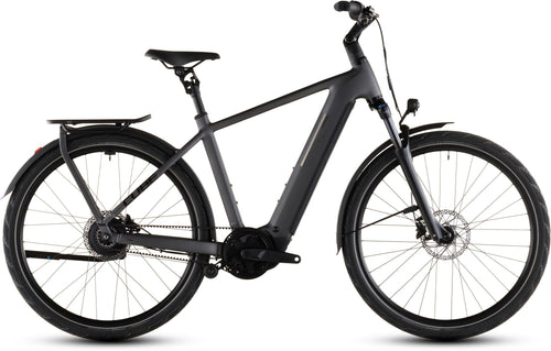2026 Cube Cube Kathmandu Hybrid Comfort Pro 800 Electric Hybrid Bikes In Slabgrey And Black