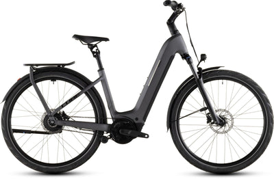 2026 Cube Cube Kathmandu Hybrid Comfort Pro 800 Easy Entry Electric Hybrid Bikes In Slabgrey And Black