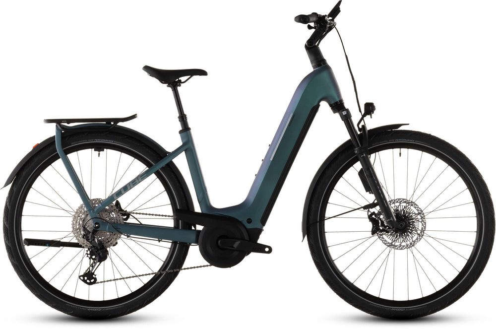 2026 Cube Cube Kathmandu Hybrid Exc 800 Easy Entry Electric Hybrid Bikes In Smaragdgrey And Prism