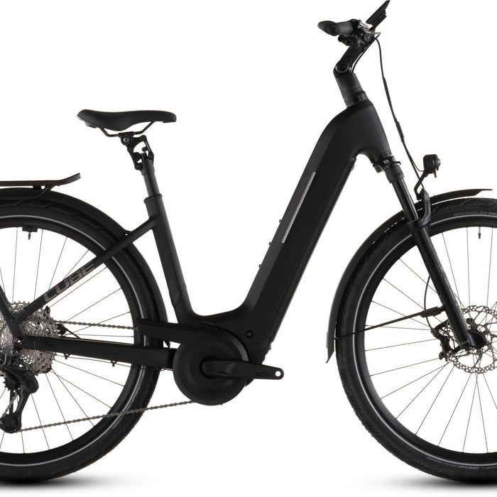 2026 Cube Cube Kathmandu Hybrid Slx 800 Easy Entry Electric Hybrid Bikes In Silverdust And Chrome