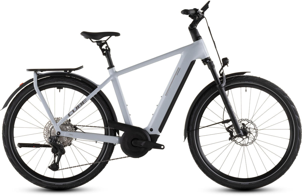 2026 Cube Cube Kathmandu Hybrid Slx 800 Electric Hybrid Bikes In Foggrey And Grey