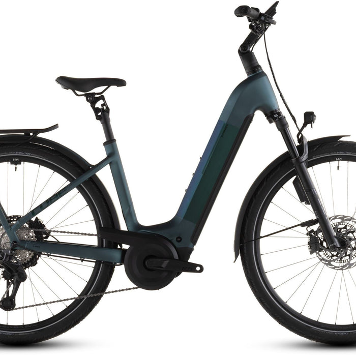 2026 Cube Cube Kathmandu Hybrid Slt 800 Easy Entry Electric Hybrid Bikes In Duskwood And Goblin