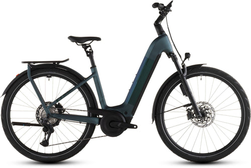 2026 Cube Cube Kathmandu Hybrid Slt 800 Easy Entry Electric Hybrid Bikes In Duskwood And Goblin