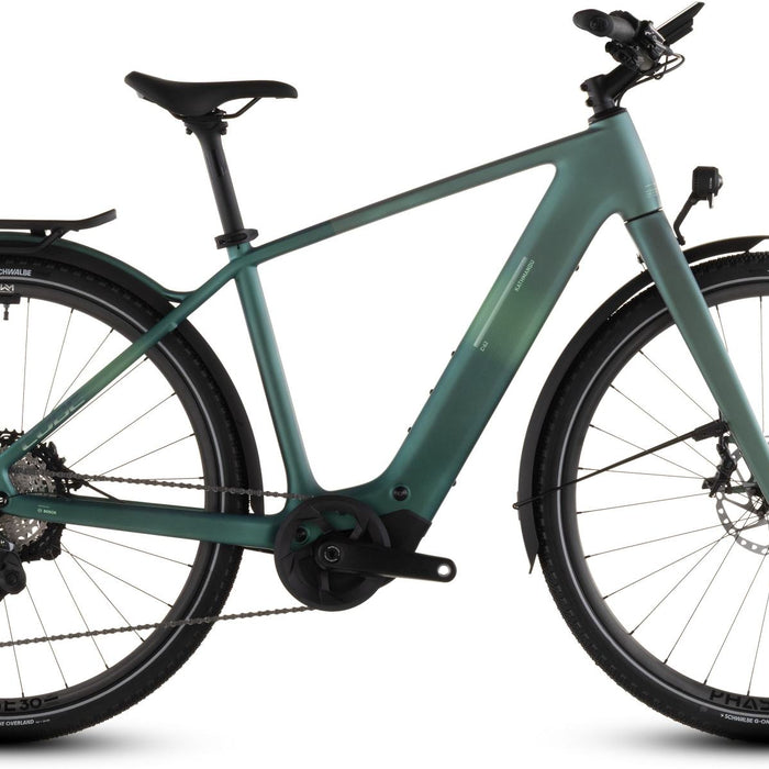 2026 Cube Cube Kathmandu Hybrid C:62 Slt 400X Electric Hybrid Bikes In Seafoam And Chrome