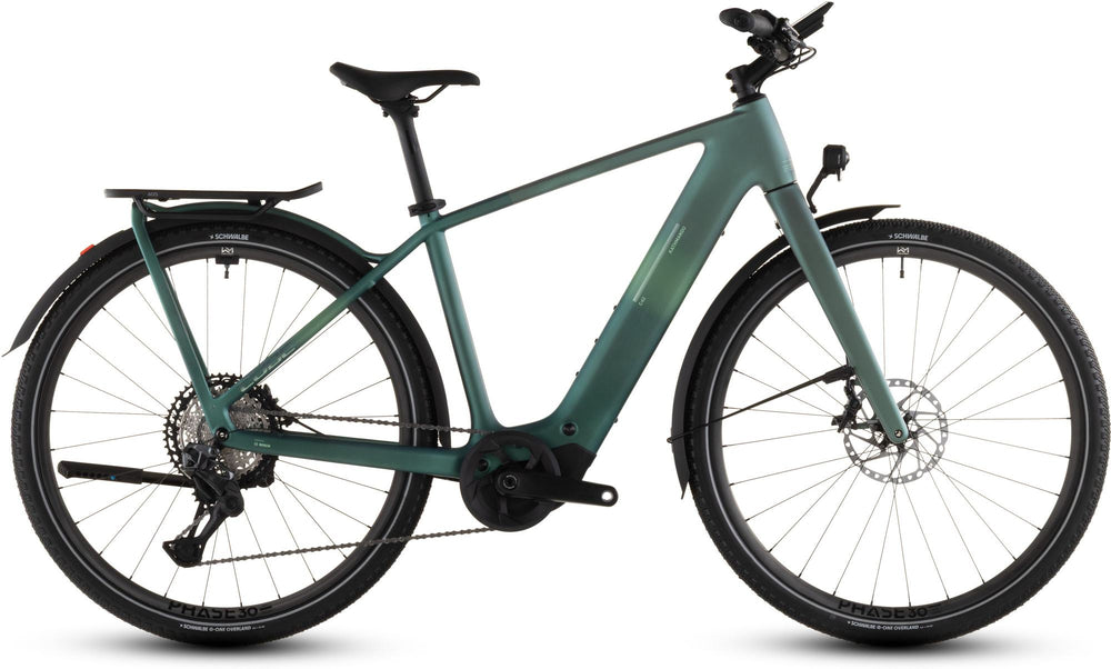 2026 Cube Cube Kathmandu Hybrid C:62 Slt 400X Electric Hybrid Bikes In Seafoam And Chrome