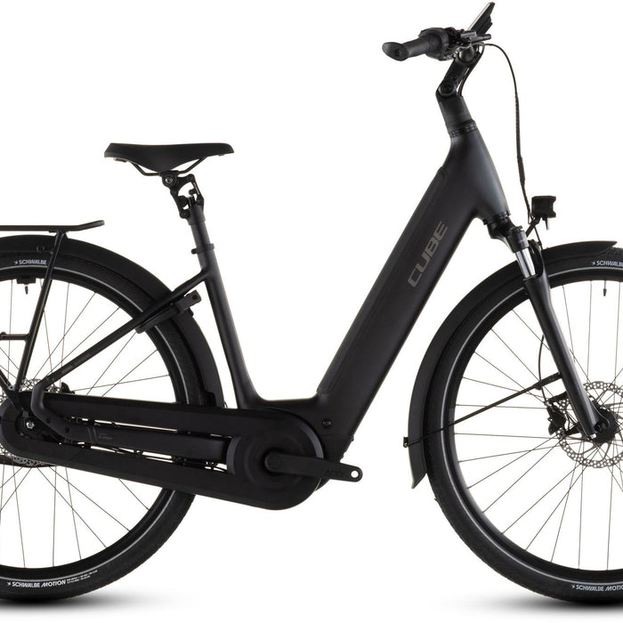 2026 Cube Cube Supreme Hybrid Comfort Pro 600 Easy Entry Electric Hybrid Bikes In Grey And Chrome