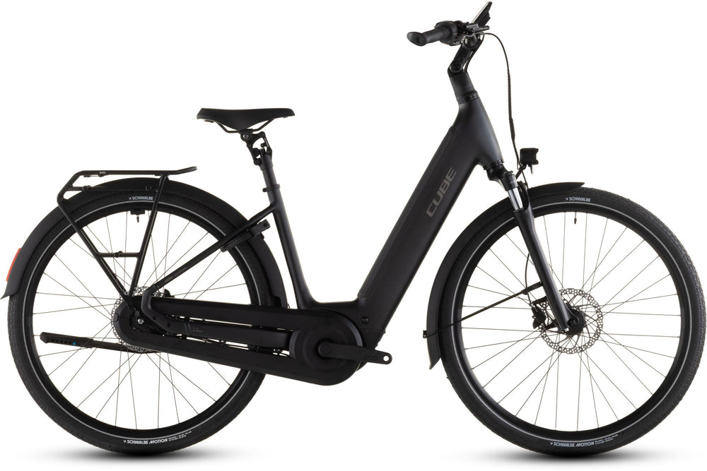 2026 Cube Cube Supreme Hybrid Comfort Pro 600 Easy Entry Electric Hybrid Bikes In Grey And Chrome