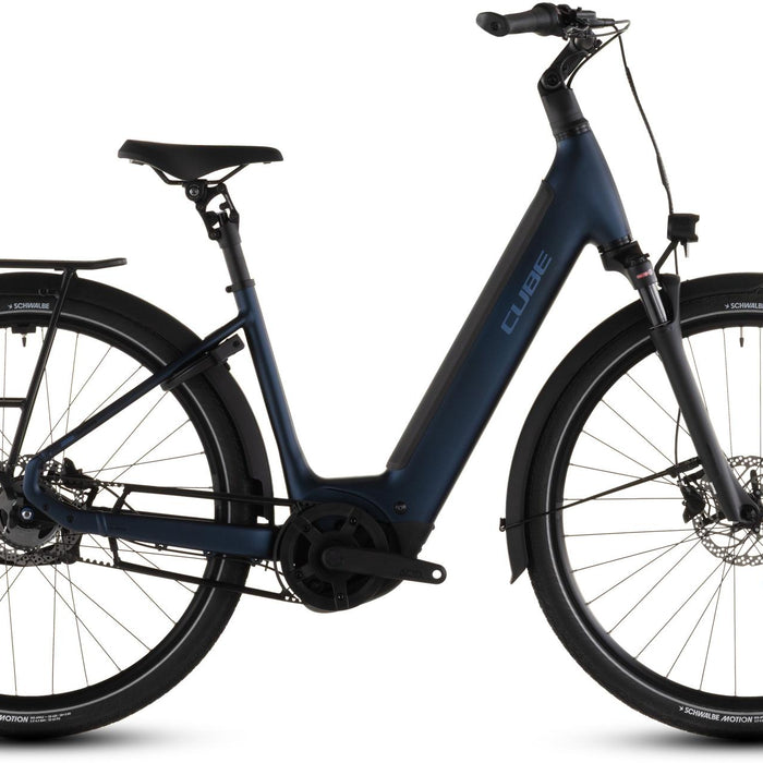 2026 Cube Cube Supreme Hybrid Deluxe One 600 Easy Entry Electric Hybrid Bikes In Indigoblue And Switch