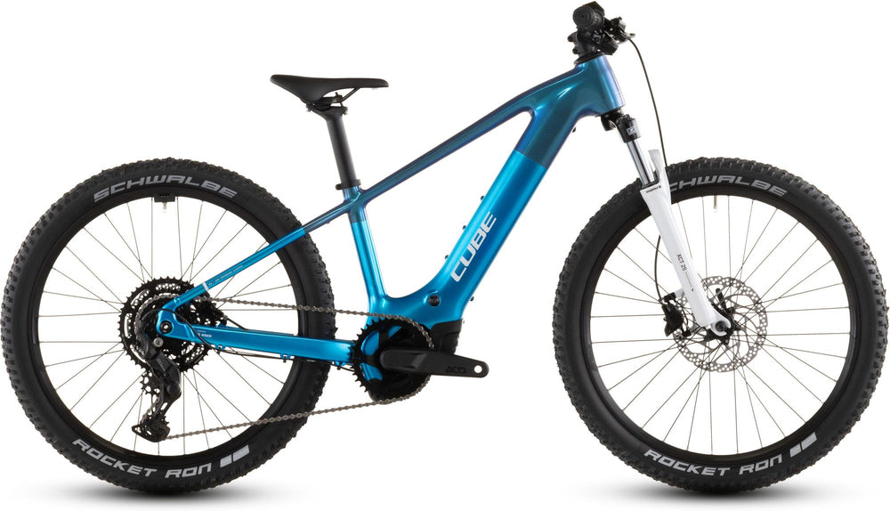 2026 Cube Cube Acid 240 Hybrid Rookie Pro 400X Kids Bike In Actionteam