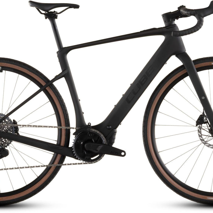 2026 Cube Cube Nuroad Hybrid C:62 Exc 400X Electric Gravel Bike In Blackline
