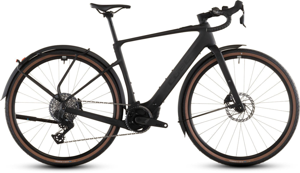 2026 Cube Cube Nuroad Hybrid C:62 Exc 400X Fe Electric Gravel Bike In Blackline