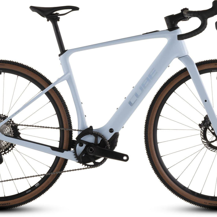 2026 Cube Cube Nuroad Hybrid C:62 Slx 400X Electric Gravel Bike In Iceblue And Prism