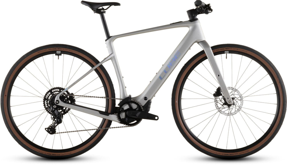 2026 Cube Cube Nulane Hybrid C:62 Race 400X Electric Hybrid Bikes In Sleekgrey And Prism