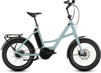 2026 Cube Cube Compact Hybrid Comfort 545 Electric Hybrid Bikes In Skylightblue And Blue