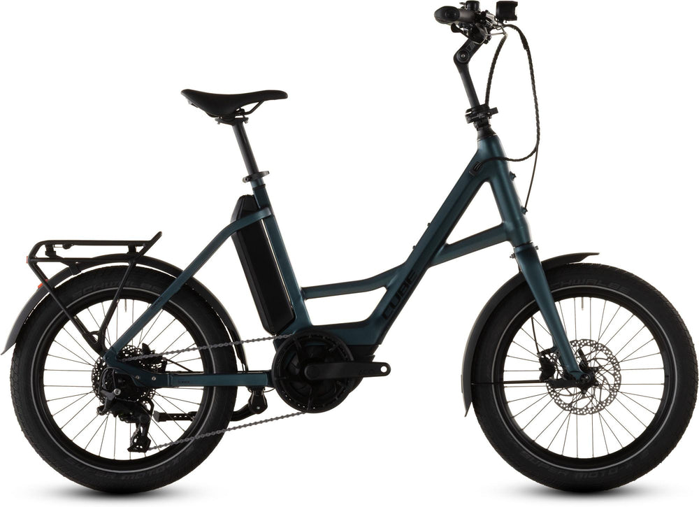 2026 Cube Cube Compact Hybrid 545 Electric Hybrid Bikes In Royalgreen And Black