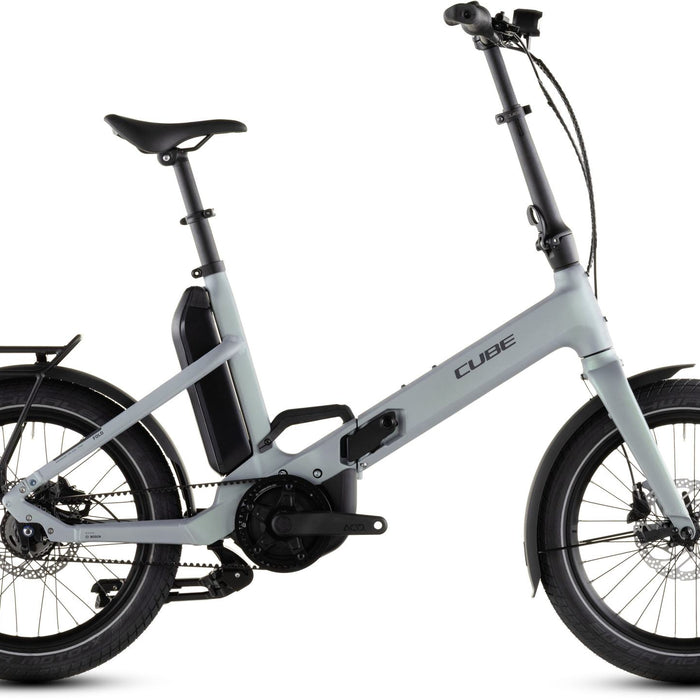 2026 Cube Cube Fold Hybrid Comfort 545 Electric Hybrid Bikes In Seagrey And Reflex
