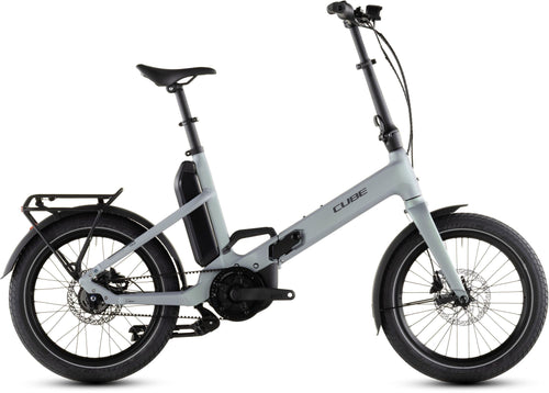 2026 Cube Cube Fold Hybrid Comfort 545 Electric Hybrid Bikes In Seagrey And Reflex