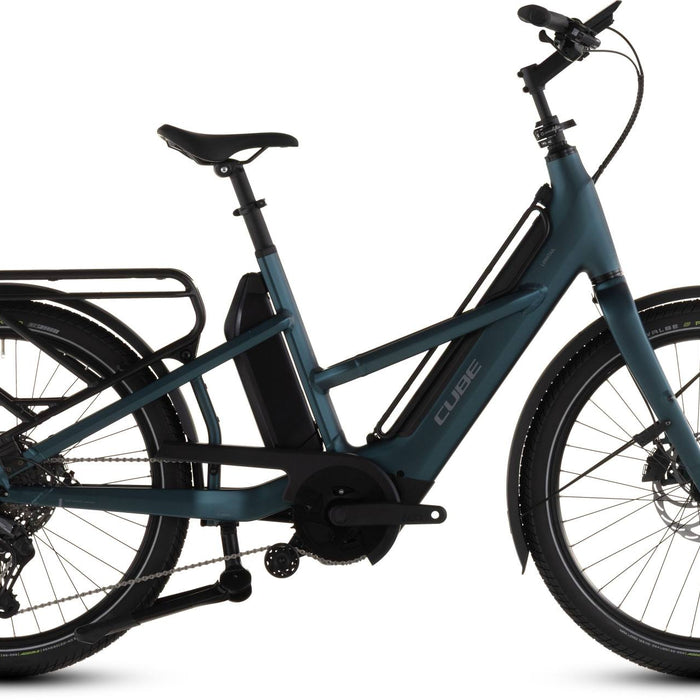 2026 Cube Cube Longtail Hybrid 800 Electric Hybrid Bikes In Royalgreen And Black
