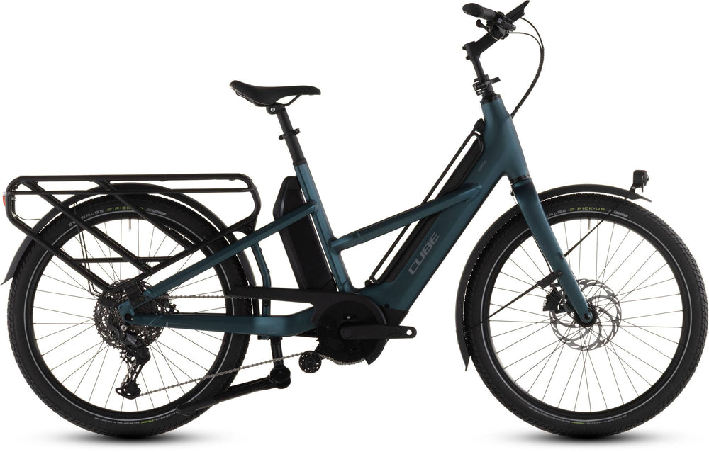 2026 Cube Cube Longtail Hybrid 800 Electric Hybrid Bikes In Royalgreen And Black