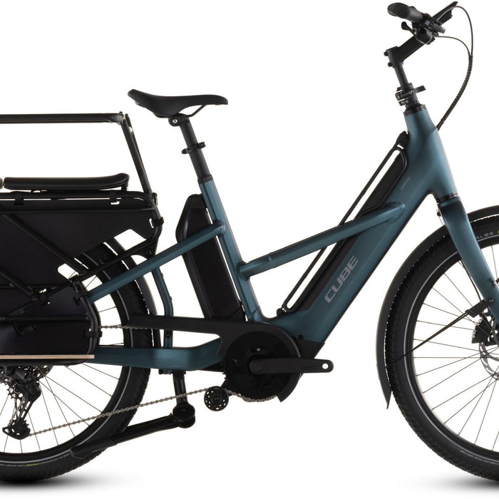 2026 Cube Cube Longtail Hybrid Family 800 Electric Hybrid Bikes In Royalgreen And Black